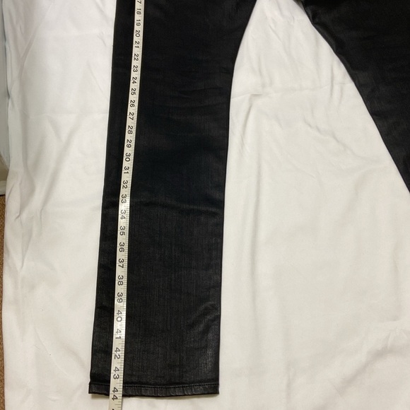 AG THE DYLAN MEN COATED BLACK JEANS. SIZE- 36/34 . - Picture 4 of 12